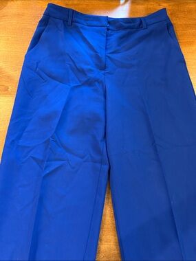 Joie Royal Blue Straight-Leg Pants